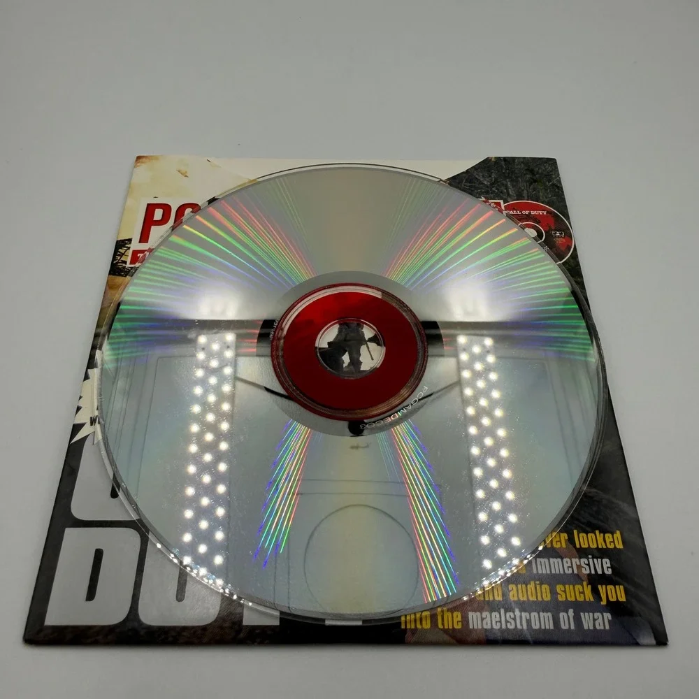 PC Gamer CD Dec 2003 Disc 7.34 Call of Duty Exclusive Demo Vintage PC Game Disc